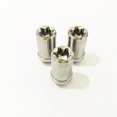 Hot forged T70 titanium lug nuts m12x1.5x40 closed(20pcs)
