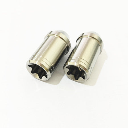 Hot forged T70 titanium lug nuts m12x1.5x40 closed(20pcs)