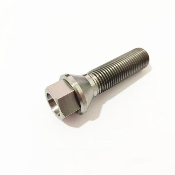 Titanium conical lug bolt m14x1.5x50 VW Golf R (Package of 10pcs)