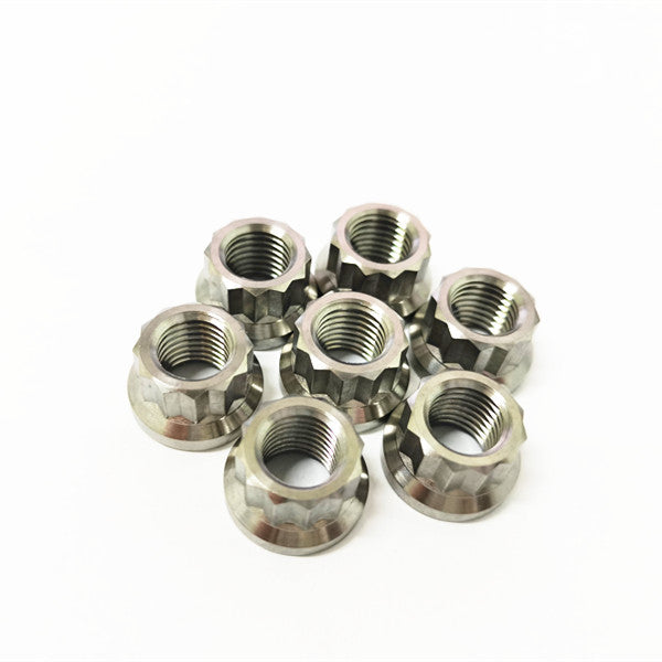 Titanium 12point flange nuts m7x1（1pc）