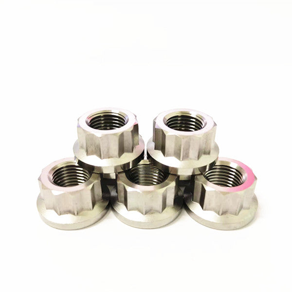 Titanium 12point flange nuts m7x1（1pc）