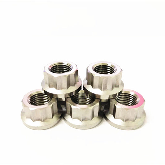 Titanium 12point flange nuts m7x1（1pc）
