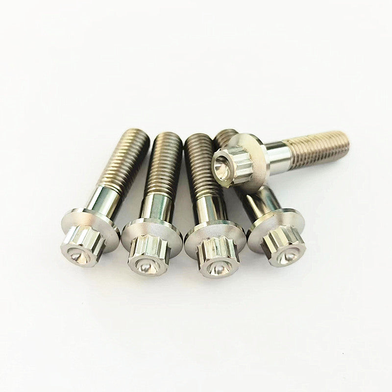 Titanium Bolts Kit-Wheel Bolts M7*32mm (Package of 5 pcs)Titanium Split Rim Bolts for BBS RS RM LM OZ Wheel