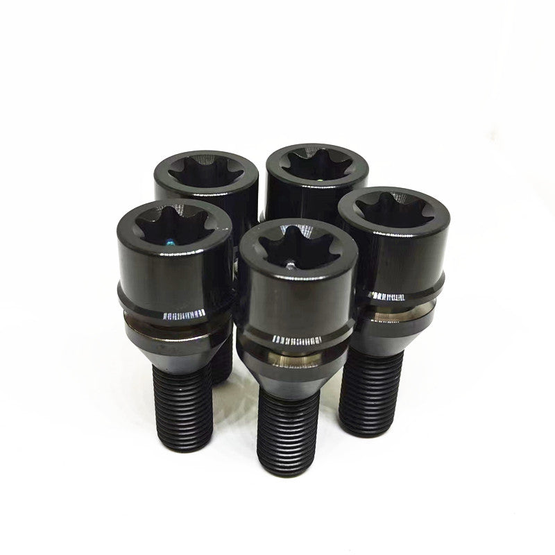 Lamborghini Titanium Lug Bolts M14x1.5mmx28mm Cone Seat (Package of 20pcs)