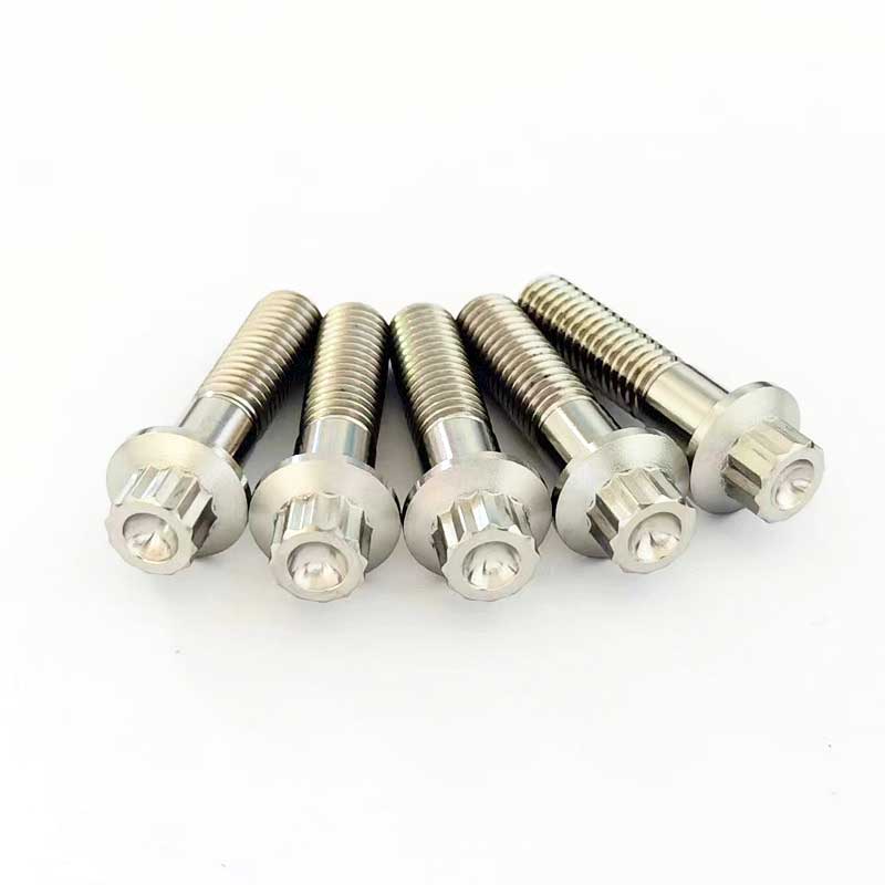 Titanium Bolts Kit-M8x32mm Wheel Bolts (Package of 5 pcs)Titanium Split Rim Bolts for BBS RS RM LM OZ Wheel