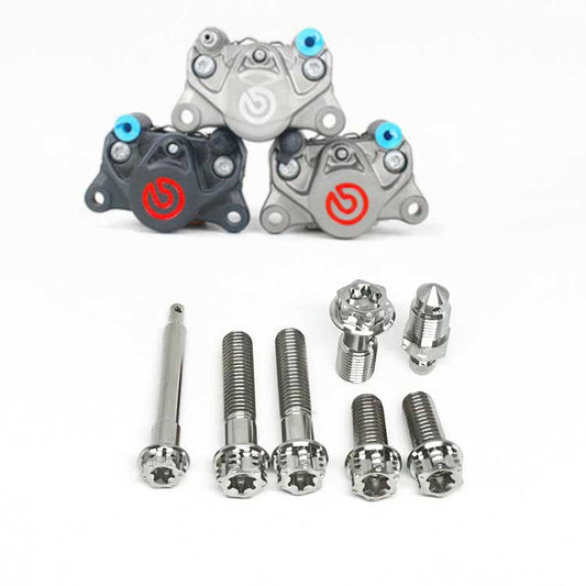 Titanium Hardware bolt kit for Brembo P34 Brake Caliper (Package of 7pcs)