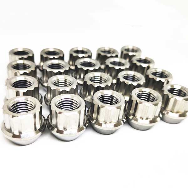 Titanium Stud Lock Lug Nuts M12X1.5 12PT (Package of 20pcs)