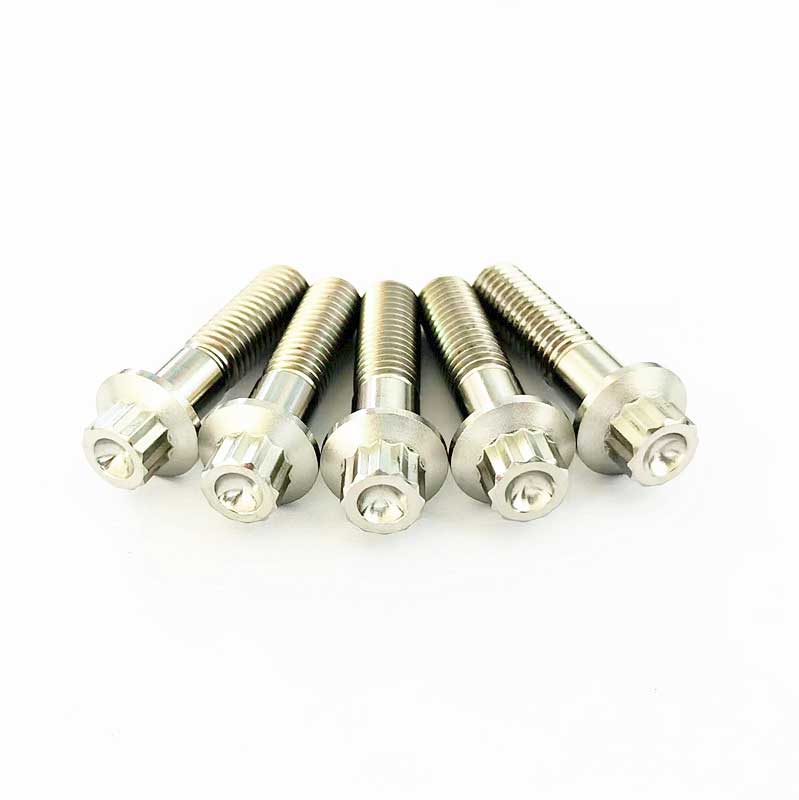 Titanium Bolts Kit-Wheel Bolts M7*32mm (Package of 5 pcs)Titanium Split Rim Bolts for BBS RS RM LM OZ Wheel