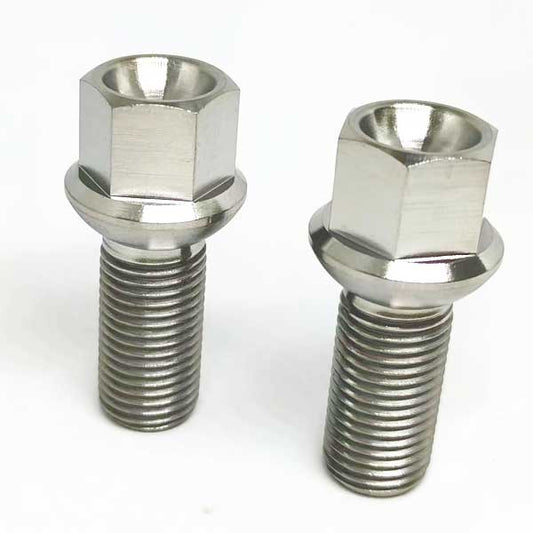 Titanium Lug Bolts M14x1.5mm For Audi VW Bentley Mercedes Ball Seat (Package of 20pcs)