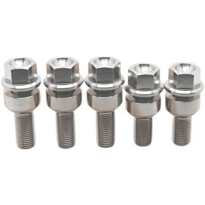 Titanium Lug Bolts Hex Head Porsche Wheel Bolts M14X1.5 For 911 BOXSTER MACAN CAYMAN PANAMERA (Package of 20pcs)